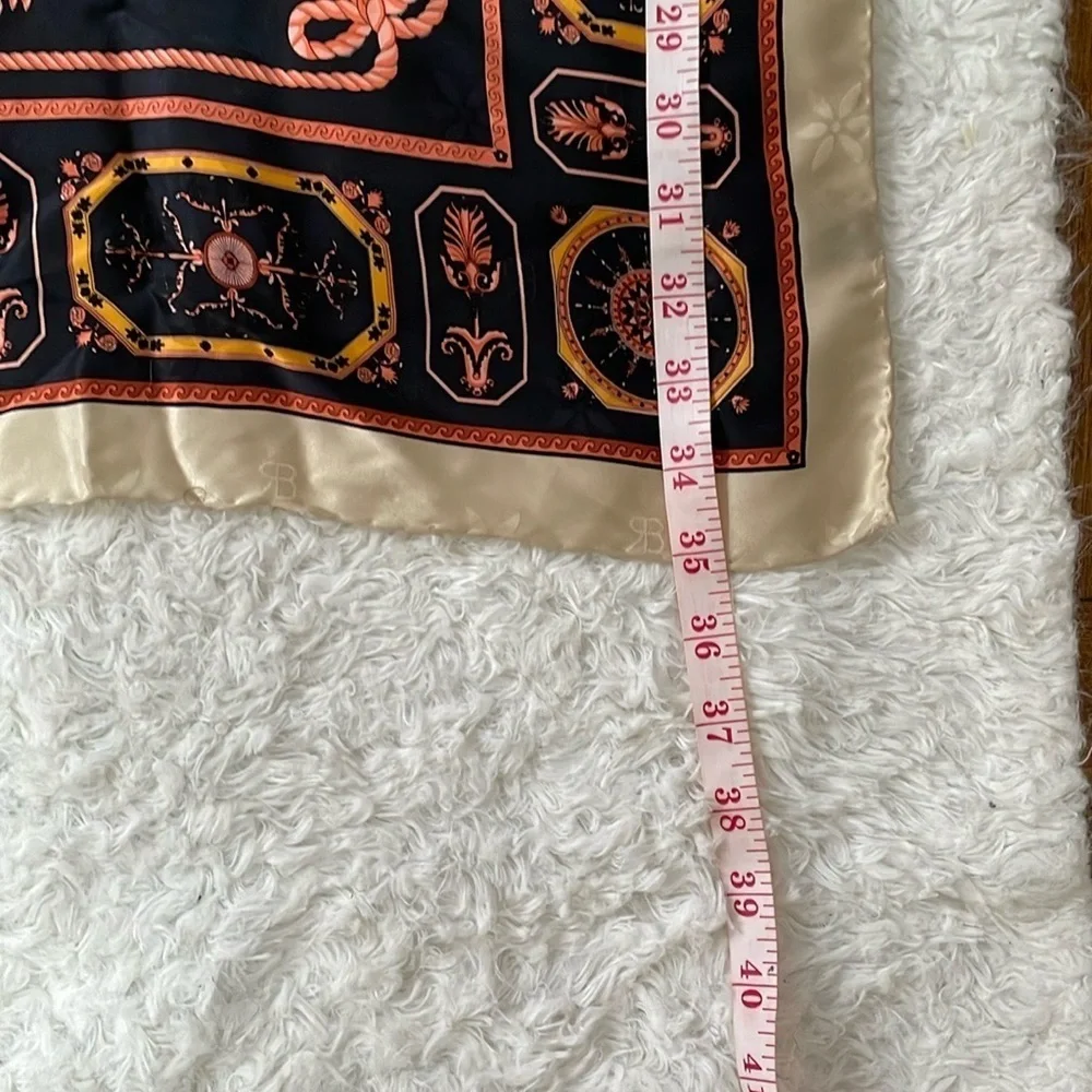 Renato Balestra Silk Scarf with Ornate Design